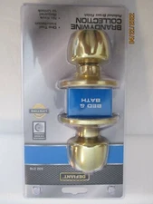 Door Knob Set Defiant Bed and Bath Brandywine Collection 332216 & TWO Door Stops