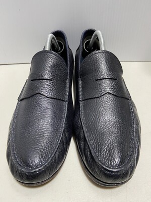 Tod's Men's Leather Loafers, Black , Size US 9.5