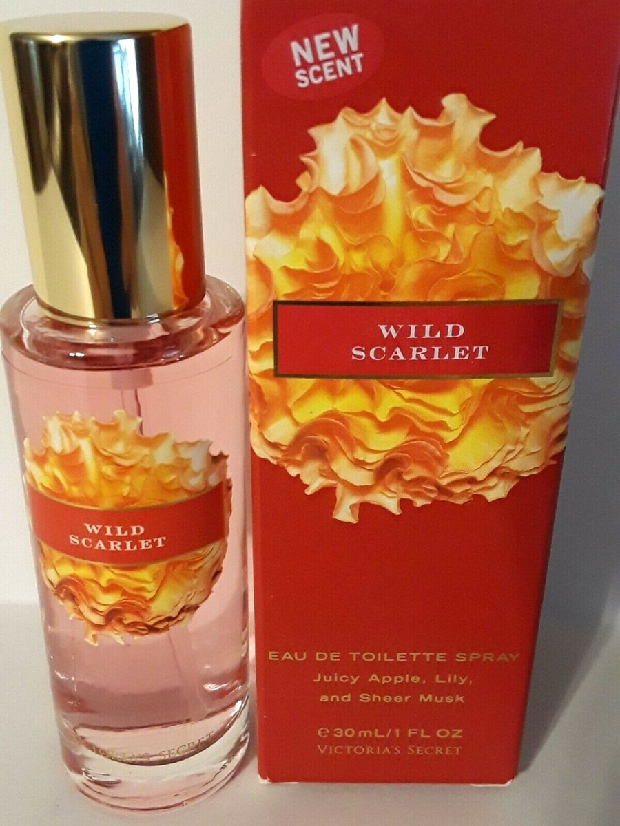 Victoria's Secret Wild Scarlet EDT Perfume 1oz NIB Juicy