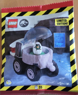 LEGO - Jurasic World - 122407 Mobiler Inkubator mit Ei - Mini Set - Neu 2024