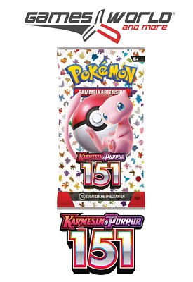 Pokemon Karten - Karmesin & Purpur 151 (MEW) - Karten zur Auswahl Deutsch