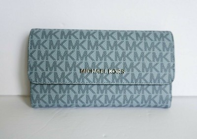 navy blue mk wallet