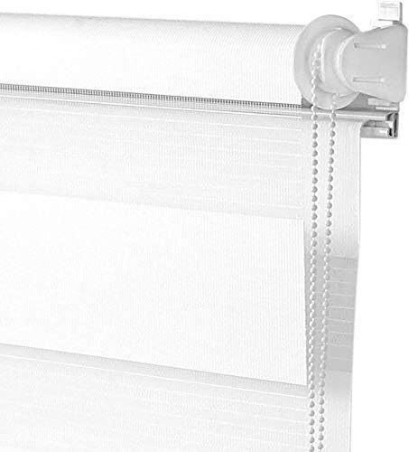 Day & Night Blind Zebra Vision Window Roller Blinds 165cm - 210cm Drop Easy Fit - Picture 10 of 48