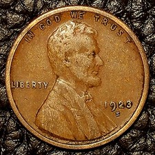 1923-S Lincoln Wheat Cent ~ FINE (F / FN) Condition ~ COMBINED SHIPPING!