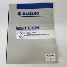 1998 1999 Suzuki Esteem Factory Original Electrical Wiring Diagrams Manual