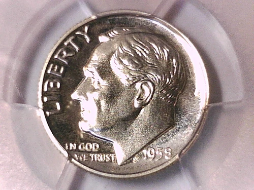 1958 Proof Roosevelt Dime PCGS PR 67 42453818