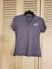 Cutter & Buck Womens XS Blue CB Dry Tec Shirt TCNJ The College Of NJ NWT!