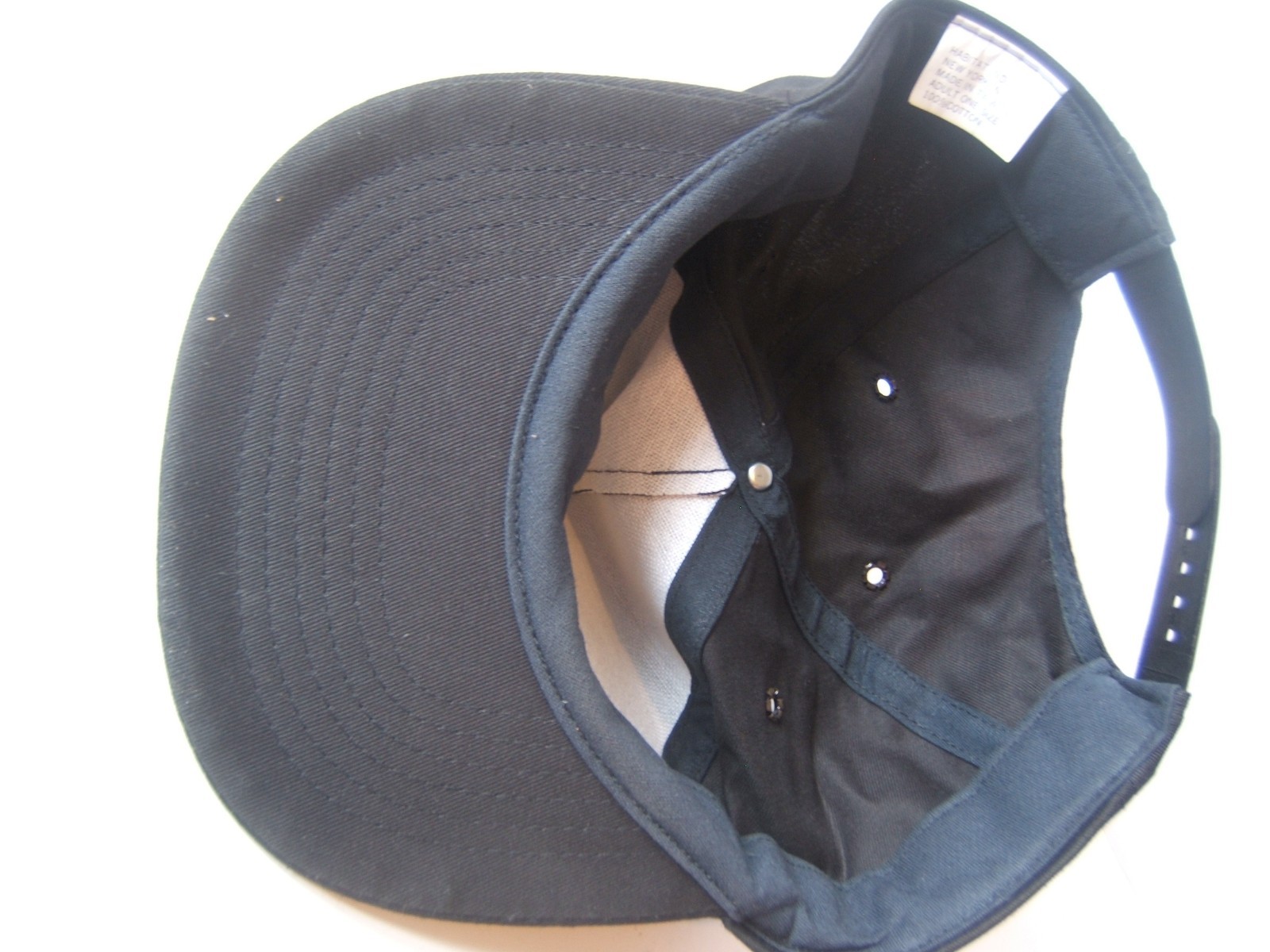 Your Basic Cap Vintage Black Snapback Baseball Hat - image 7