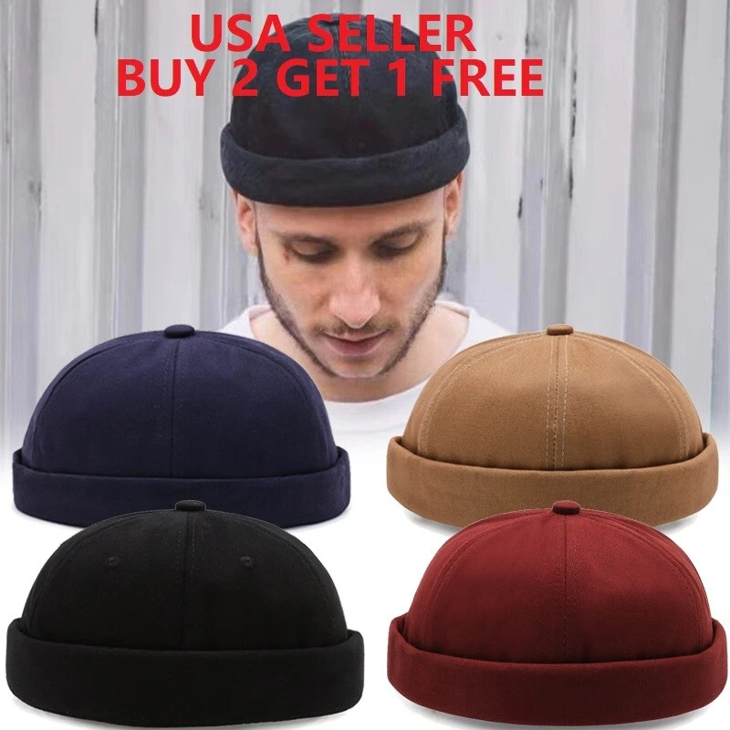 Brimless hats for store sale