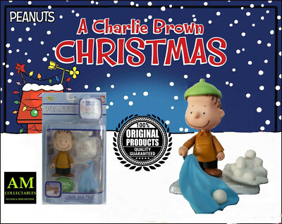 PLAYING MANTIS - PEANUTS A CHARLIE BROWN CHRISTMAS - LINUS VAN PELT - FIGUR NEU