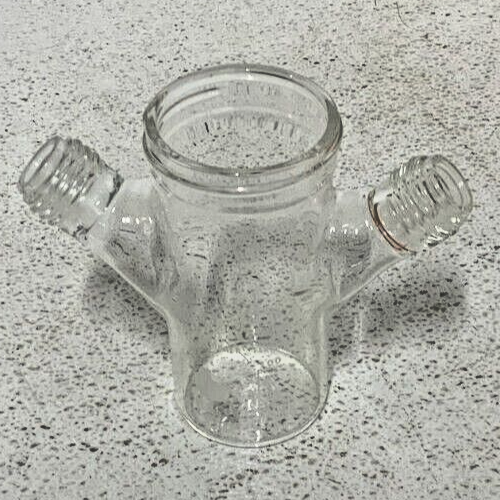 Lot of 2 Bellco 100mL Mixing Glass Lab Spinner Flasks Double Sidearm U-Carrier - Picture 7 of 8