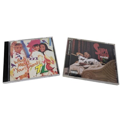 TLC - What About Your Friends (Single) + Missy Elliott - Supa Dupa Fly CD LOT