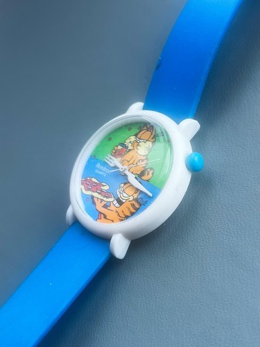 1978 Vintage Collectible. Twin Scene Garfield Cat by Armitron Wristwatch.Works - Picture 3 of 6