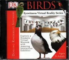 DK Eyewitness Virtual Reality: Birds CD-ROM for Windows - NEW in Jewel Case