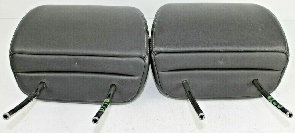 2007 SUBARU TRIBECA FRONT HEAD REST SET GRAY LEATHER OEM P/N 64061XA03BMW - Image 2 of 4