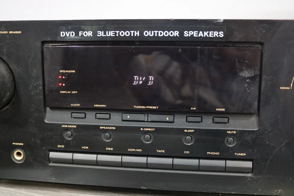 Marantz Stereo Sound Receiver SR4320 Two Channel Black Bundle NO REMOTE , USED . - Image 3 of 4