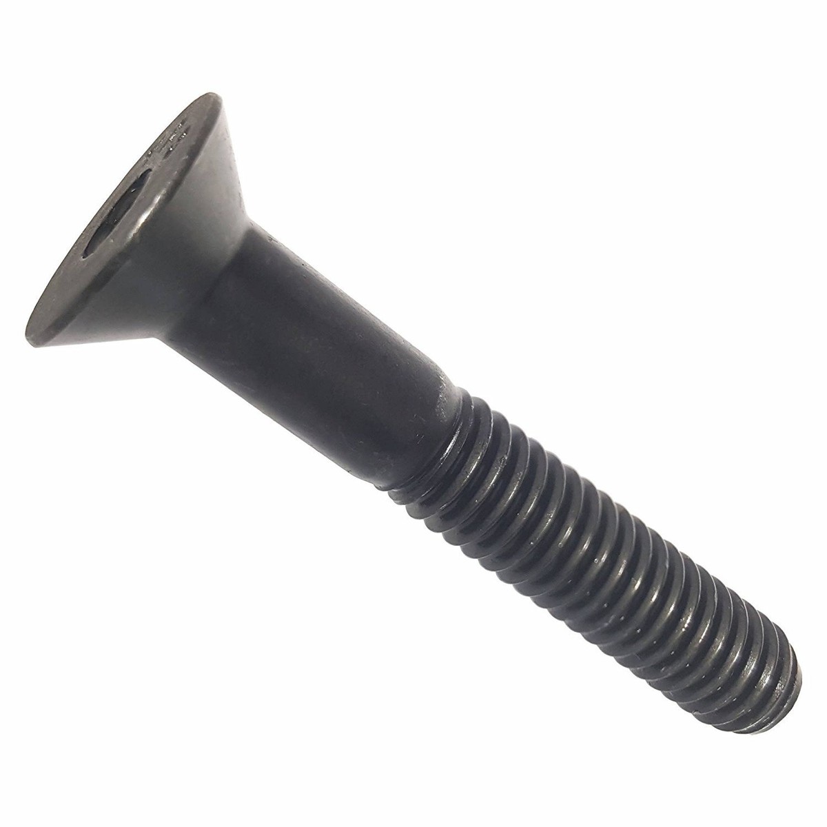 Viti Testa Piatta Brugola 10-32 X 3 Pollici - Grado 8 Acciaio - Ossido Nero (10 Pezzi)