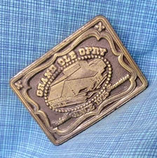 Grand Ole Opry Belt Buckle Nashville Tennessee Since 1925 Vtg 70s Oden   .NOX340