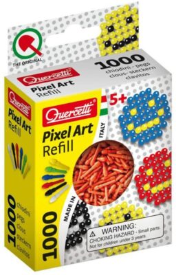 3 x Quercetti 2475 Pixel Art Refill in ROT 1000 Stück