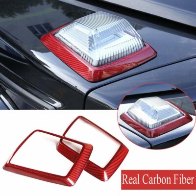 Red Carbon Fiber Front Turn Signal Light Cover For Benz G Class W463 G55 G63 19+