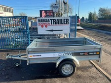 7.6ft x 4.3ft TRAILER WITH HIGH SIDES VERY STRONG 231cm x 130cm 750kg UNBRAKED