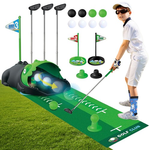 Verbessertes Minigolf Set Spielzeug für Kinder,Indoor Outdoor Golfkoffer Spiele - Bild 18 von 18