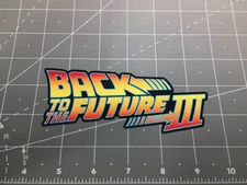Back to the Future 3 movie logo style decal / sticker bttf Marty Mcfly Delorean