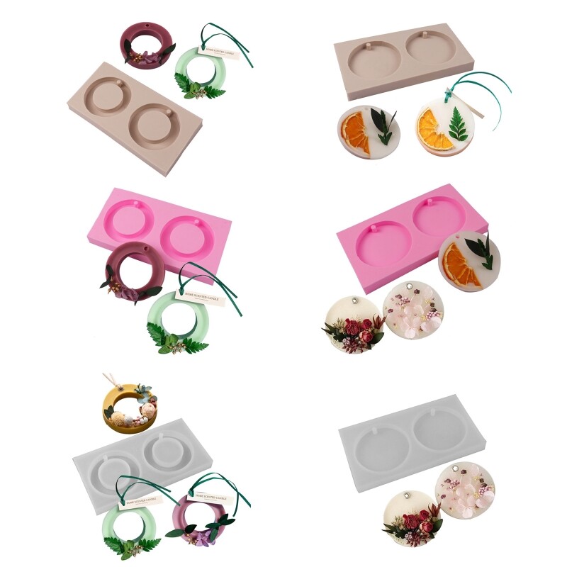 Crystal Flash Special-Shaped Pendant Silicone Mold for Circle Listing