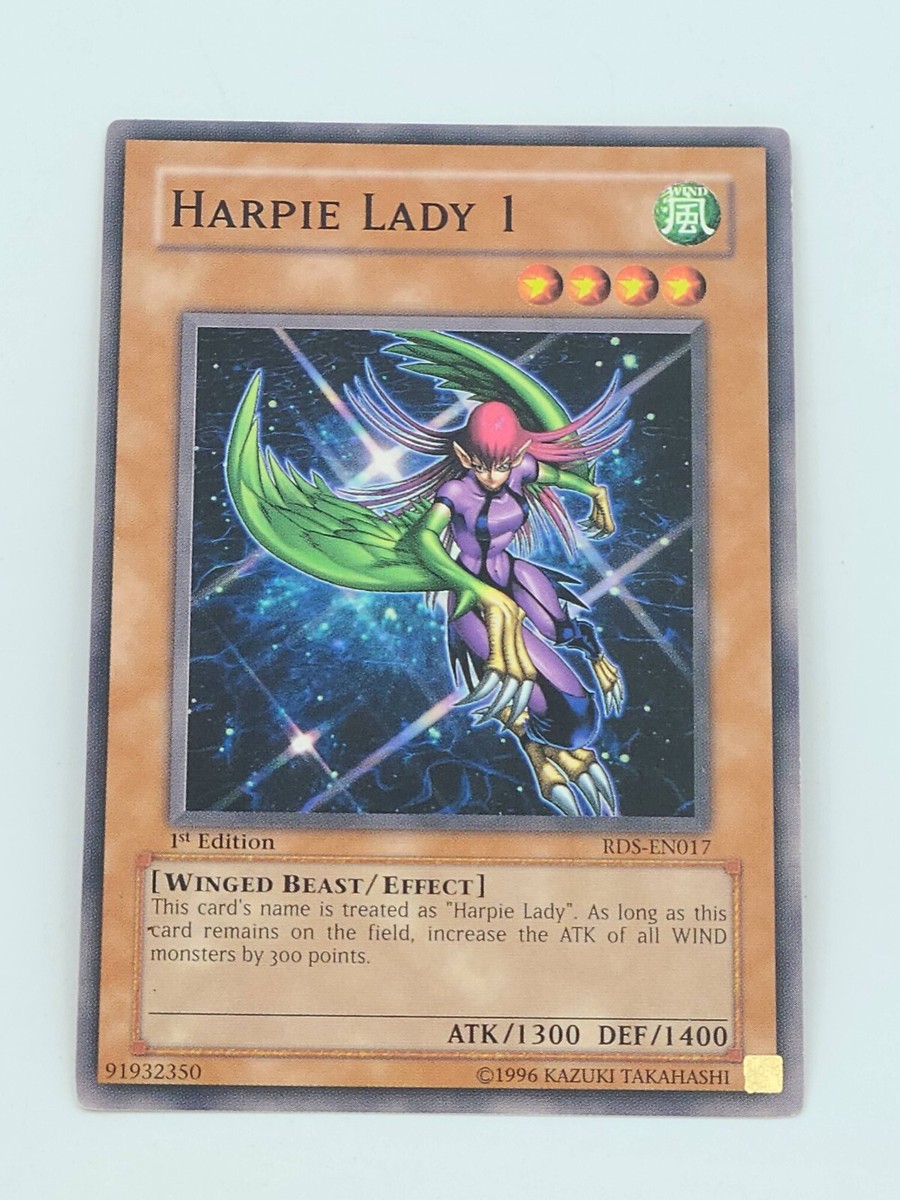 Yugioh Harpie Lady 1 RDS-EN017 First 1st Edition Yu Gi Oh Trading