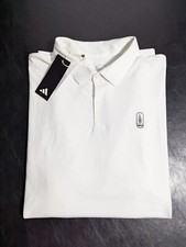 NWT MEN'S ADIDAS GO-TO POLO, SIZE: 2XL, COLOR: WHITE J551 