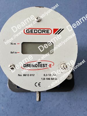 1 pcs GEDORE DREMOTEST-E 8612-012 Torque Meter