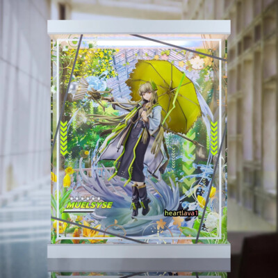 Acrylic Display Box Case Dustproof Box for Arknights 1/7 Muelsyse Elite Figure