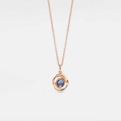 Blooming Rose Of Love Diamond Pendant Necklace With 18K Rose Gold