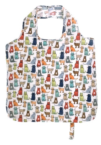 Ulster Weavers Packbare Falttasche „Cats In Waiting“ – Praktische Unisex-Tasche Zum Verstauen, 45,7 X 61 Cm