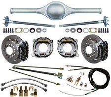 Currie 9 Ford 64 Street Rod Rear End Wilwood Disc Brakeslinescablehotrat