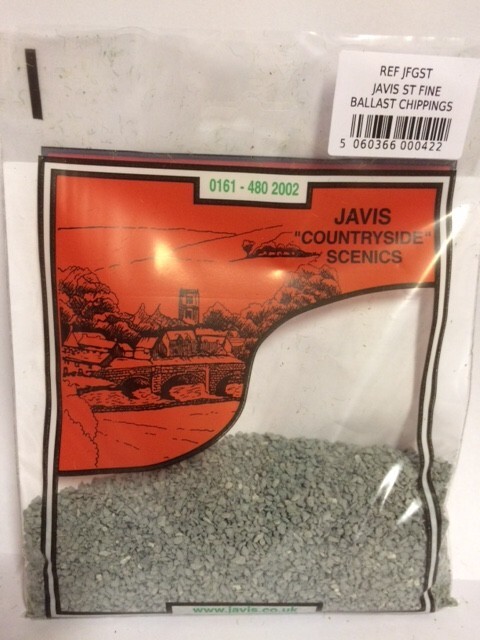 Javis Fine Grey Ballast Chippings Model Railway Wargames or Miniatures (JFGST)