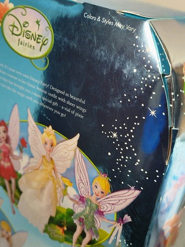 DISNEY FAIRIES TINKER BELL PORZELLAN MESSING SCHLÜSSEL ANDENKEN PUPPE 2008 UNGEÖFFNETE BOX - Bild 18 von 24