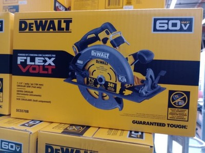 DEWALT FLEXVOLT 60V MAX Kreissäge Mit Bremse 7-1/4''   Nur Werkzeug DCS578B Neu