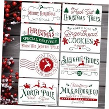 Christmas Stencils for Crafts Reusable 12  Christmas Doormat Christmas 12"
