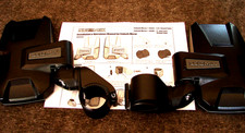 Seizmik Embark 1.75 Round Tube Side View Mirror W Abs Body Bezel - Pair