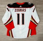 Zegras Game Worn Used Anaheim Ducks Hockey Jersey Philadelphia Flyers NHL No Res