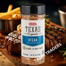 Texas Originals Steak Seasoning Made With Sea Salt 6oz 