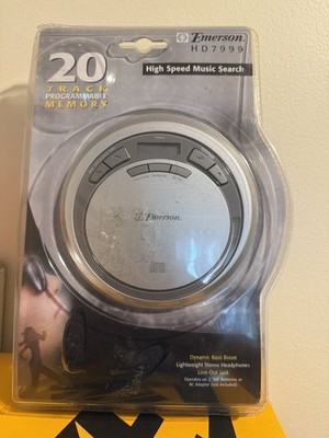 Emerson HD7999 Portable CD Player NEW Sealed | 20 Track Memory