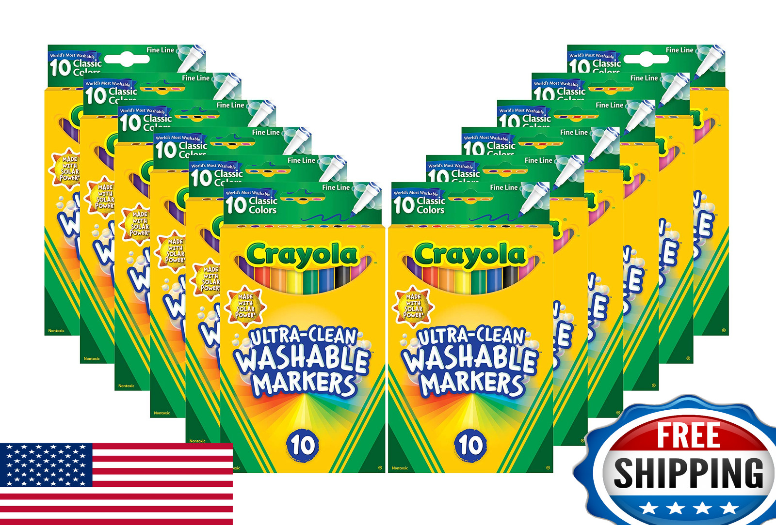 12-pack Nontoxic Kids Classroom