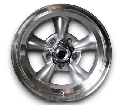 Torque Thrust style Leichtmetallfelgen silber für Chrysler 300 - 1971 7x15 ET -5
