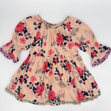 Matilda Jane Girl's Floral Ruffle Tunic Top Size 4