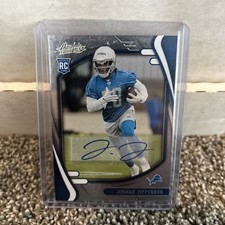 2021 Panini Absolute Rookies Signatures Jermar Jefferson #169 Auto RC Detroit 