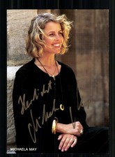 Michaela May Rüdel Autogrammkarte Original Signiert # BC 227074