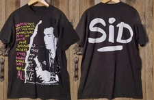 SID VICIOUS SEX PISTOLS - AOP ALL OVER PRINT NEW VINTAGE BAND T SHIRT