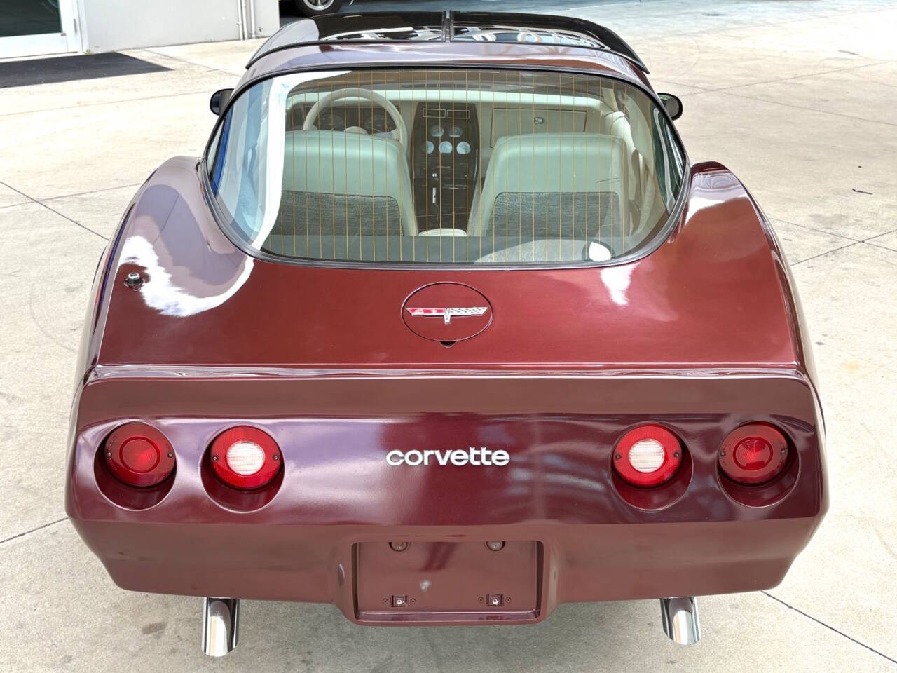 1980 Maroon Chevrolet Corvette   | C3 Corvette Photo 8